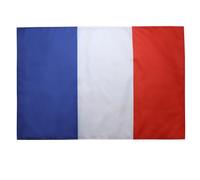 AZ FLAG - Drapeau national de course automobile France - 90x60 cm - Drapeau De Commissaire 100% Polyester Avec Fourreau et Cordelette - Pavillon 45 g