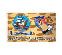 AZ FLAG Drapeau Navy des Etats Unis Guerre en Irak 150x90 cm 2 Œillets