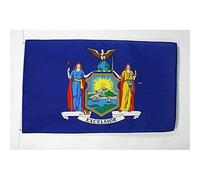 AZ FLAG - Drapeau New York - 150x90 cm - Drapeau New Yorkais 100% Polyester Avec Oeillets Métalliques Intégrés - Pavillon 110 g