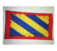 AZ FLAG - Drapeau Nièvre - 150x90 cm - Drapeau Du Département Nivernais 100% Polyester Avec Fourreau et cordelette - Pavillon 110 g
