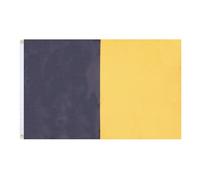 AZ FLAG - Drapeau Noir et orange - 90x60 cm - Drapeau Noir Et Orange 100% Polyester Avec Oeillets Métalliques Intégrés - Pavillon 50 g