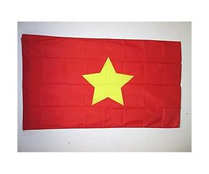 AZ FLAG - Drapeau Nord-Viêtnam 1945-1955 - 90x60 cm - Drapeau Du Viet Minh 100% Polyester Avec Fourreau et Cordelette - Pavillon 50 g