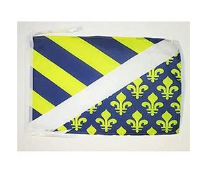 AZ FLAG Drapeau Oise 45x30 cm Drapeau Français Polyester 100D Cordelettes | Usage intérieur et extérieur Drapeau décoratif coutures doubles et bords renforcés