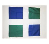 AZ FLAG - Drapeau Ordonnance du régiment de La Marine 1635-1793 - 90x90 cm - Drapeau 11E Régiment D'Infanterie 100% Polyester Avec Fourreau et Cordelette - Pavillon 80 g