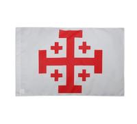 AZ FLAG - Drapeau Ordre du Saint-Sépulcre de Jérusalem - 150x90 cm - Drapeau Chrétien 100% Polyester Avec Fourreau et cordelette - Pavillon 110 g