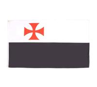 AZ FLAG Drapeau Ordre du temple Croisades 90x60 cm Polyester 100D 2 Œillets