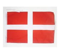 AZ FLAG - Drapeau Ordre Saint-Jean de Jérusalem - 45x30 cm - Pavillon Ordre De Malte - Osm 100% Polyester Avec Deux Cordelettes - 20g