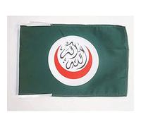 AZ FLAG - Drapeau Organisation de la coopération islamique - 45x30 cm - Pavillon Musulman - Oci 100% Polyester Avec Deux Cordelettes - 20g