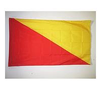 AZ FLAG - Drapeau Palerme - 90x60 cm - Drapeau Palermo En Sicile 100% Polyester Avec Fourreau et Cordelette - Pavillon 50 g
