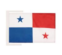 AZ FLAG - Drapeau Panama - 45x30 cm - Pavillon Panaméen 100% Polyester avec Deux Cordelettes - 20g