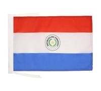 AZ FLAG - Drapeau Paraguay - 45x30 cm - Pavillon Paraguayen 100% Polyester Avec Deux Cordelettes - 20g