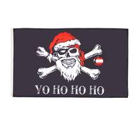 AZ FLAG - Drapeau Père Noël Pirate - 150x90 cm - Drapeau Yo Ho Ho Pirate 100% Polyester Avec Oeillets Métalliques Intégrés - Pavillon 110 g