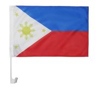 AZ FLAG - Drapeau Philippines Pour Décoration Voiture Avec Attaches En PVC Et Système d'Accroche - Car Flag Philippin - 100% Polyester - 50g - 45x30 cm