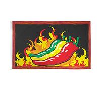 AZ FLAG - Drapeau Piments 3 couleurs - 150x90 cm - Drapeau Des Chile 100% Polyester Avec Oeillets Métalliques Intégrés - Pavillon 110 g