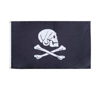 AZ FLAG Drapeau Pirate Henry Avery Noir 150x90 cm Polyester 100D 2 Œillets