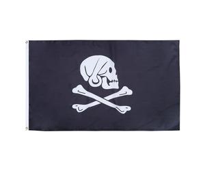 AZ FLAG Drapeau Pirate Henry Avery Noir 150x90 cm Polyester 100D 2 Œillets | Usage intérieur et extérieur Drapeau décoratif corsaire coutures doubles et bords renforcés avec œillets métalliques