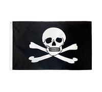 AZ FLAG Drapeau Pirate Poison 150x90 cm Corsaire Polyester 100D 2 Œillets