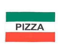 AZ FLAG - Drapeau Pizza italienne - 150x90 cm - Drapeau Pizzas 100% Polyester Avec Oeillets Métalliques Intégrés - Pavillon 110 g