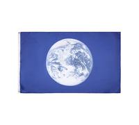 AZ FLAG - Drapeau Planète Terre - 150x90 cm - Drapeau Terrien 100% Polyester Avec Oeillets Métalliques Intégrés - Pavillon 110 g