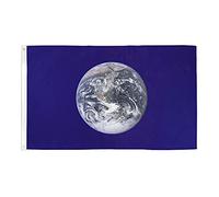 AZ FLAG - Drapeau Planète Terre - 150x90 cm - Drapeau Terrien 100% Polyester Avec Oeillets Métalliques Intégrés - Pavillon 110 g