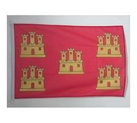 AZ FLAG - Drapeau Poitou-Charentes - 45x30 cm - Pavillon Nautique Province Du Poitou - France Spécial Bateau Et Extérieur En Maille Bloquée Avec Anneaux Plastiques Intégrés - 30g