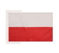 AZ FLAG - Drapeau Pologne - 45x30 cm - Pavillon Polonais Polyester Léger Avec Deux Cordelettes - 20g