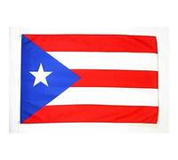 AZ FLAG - Drapeau Porto Rico - 180x120 cm - Grand Drapeau Portoricain 100% Polyester Avec Oeillets Métalliques Intégrés - Pavillon 180 g