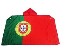 AZ FLAG Drapeau Portugal 150x90 cm - Cape Drapeau Portugais 100% Polyester Avec Manches Intégrées - Body Flag 80g