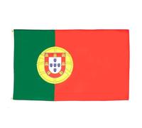 AZ FLAG - Drapeau Portugal - 90x60 cm - Drapeau Portugais 100% Polyester Avec Oeillets Métalliques Intégrés - Pavillon 50 g