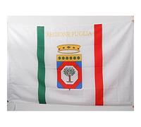 AZ FLAG - Drapeau Pouilles - 150x90 cm - Drapeau Puglia - Italie 100% Polyester Avec Fourreau et cordelette - Pavillon 110 g