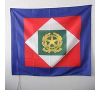 AZ FLAG - Drapeau Président de la République italienne - 90x90 cm - Drapeau Présidentiel D'Italie 100% Polyester Avec Fourreau et Cordelette - Pavillon 80 g
