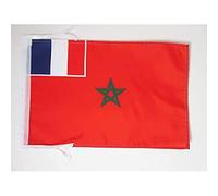 AZ FLAG Drapeau Protectorat français au Maroc 1912-1956 45x30 cm