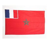 AZ FLAG Drapeau Protectorat français au Maroc 1912-1956 90x60 cm Fourreau