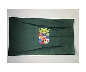 AZ FLAG - Drapeau Province d’Almería - 90x60 cm - Drapeau Almeria En Andalousie 100% Polyester Avec Fourreau et Cordelette - Pavillon 50 g