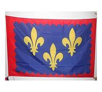 AZ FLAG - Drapeau Province d'Anjou - 150x90 cm - Drapeau Angers - France 100% Polyester Avec Fourreau et cordelette - Pavillon 110 g