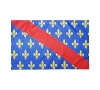AZ FLAG - Drapeau Province du Bourbonnais - 90x60 cm - Drapeau Duché De Bourbon - France 100% Polyester avec Fourreau et Cordelette - Pavillon 50 g