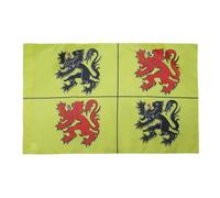 AZ FLAG Drapeau Province du Hainaut 150x90 cm Belge Polyester 100D Fourreau