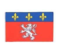 AZ FLAG - Drapeau Province du Lyonnais - 150x90 cm - Drapeau De Lyon 100% Polyester Avec Oeillets Métalliques Intégrés - Pavillon 110 g