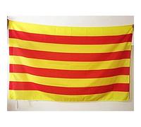 AZ FLAG - Drapeau Pyrénées Orientales - 150x90 cm - Drapeau Département Pyrénéen 100% Polyester Avec Fourreau et cordelette - Pavillon 110 g