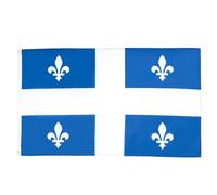 AZ FLAG Drapeau Québec 90x60 cm Drapeau Québécois Polyester 100D 2 Œillets