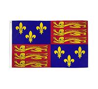 AZ FLAG - Drapeau Reine Élisabeth I d'Angleterre - 90x60 cm - Drapeau Anglaise Royale 100% Polyester Avec Oeillets Métalliques Intégrés - Pavillon 50 g