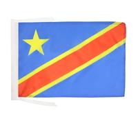 Drapeau République Démocratique du Congo 45x30cm - PAVILLON congolais 30 x 45 cm haute qualité - AZ FLAG