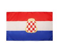 AZ FLAG - Drapeau République d'Herceg-Bosna 1991-1994 - 90x60 cm - Drapeau Croatie 100% Polyester Avec Fourreau et Cordelette - Pavillon 50 g