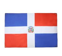 AZ FLAG Drapeau République Dominicaine 150x90 cm avec 4 oeillets, Pavillon Dominicain pour balcon ou mur