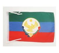 AZ FLAG Drapeau République du Daguestan avec Armes 45x30cm - PAVILLON Daghestan - Dagestan - Russie 30 x 45 cm Haute qualité
