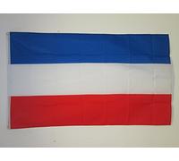 AZ FLAG - Drapeau République Fédérale de Yougoslavie - 90x60 cm - Drapeau Yougoslave 100% Polyester Avec Oeillets Métalliques Intégrés - Pavillon 50 g