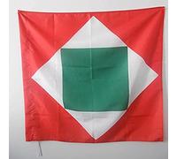 AZ FLAG - Drapeau République italienne 1802-1805 - 90x90 cm - Drapeau Italie 100% Polyester Avec Fourreau et Cordelette - Pavillon 80 g