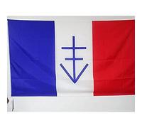 AZ FLAG Drapeau République Libre du Vercors 150x90 cm Fourreau | Usage intérieur et extérieur Drapeau décoratif français de la résistance coutures doubles et bords renforcés polyester 100D