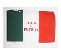 AZ FLAG Drapeau République romaine 1849 45x30 cm Cordelettes