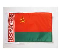 AZ FLAG Drapeau République socialiste soviétique de Biélorussie 1919-1991 45x30cm - PAVILLON de la RSSB d'URSS 30 x 45 cm